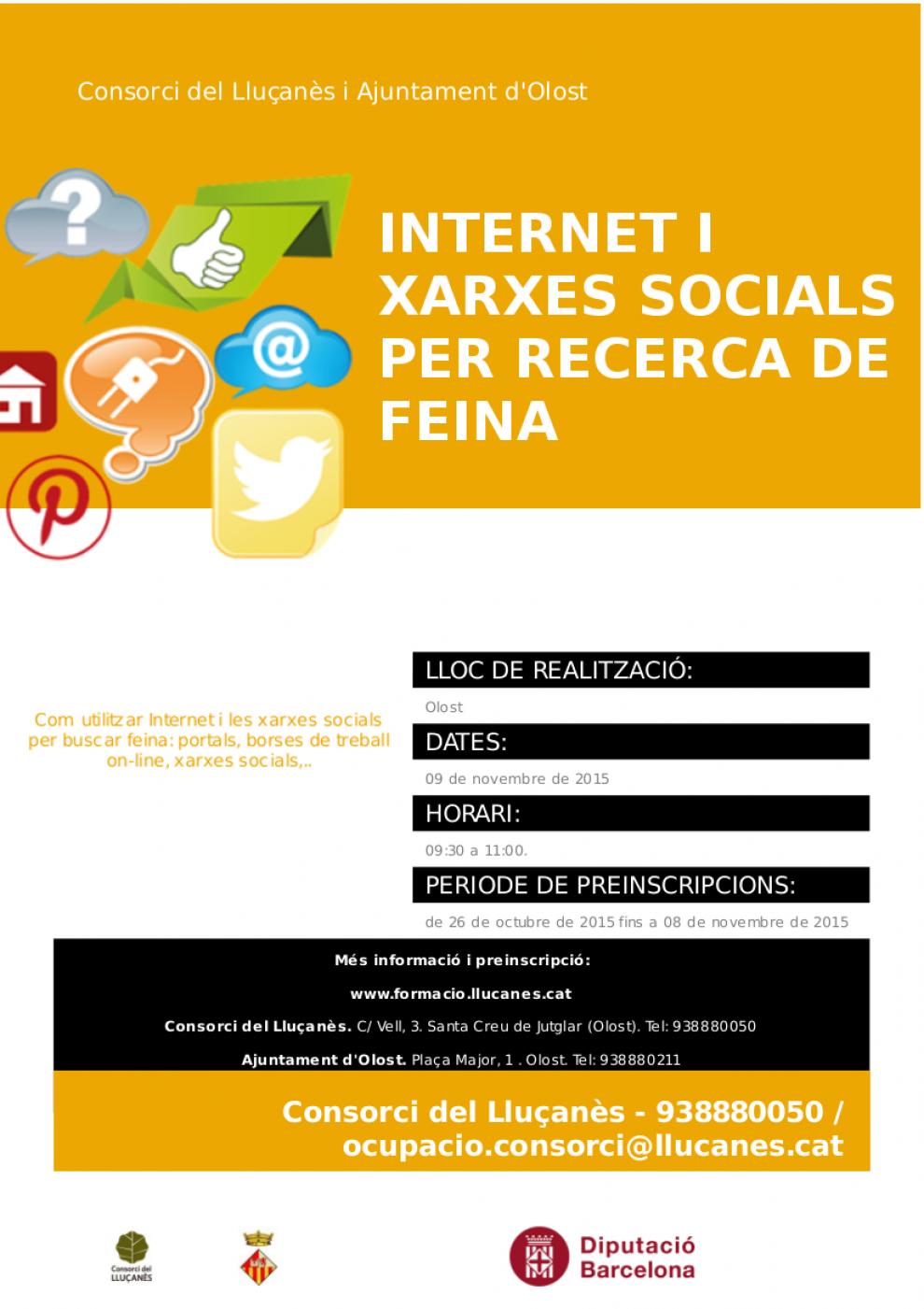 Càpsules TIC: Com utilitzar internet i les xarxes socials per buscar feina