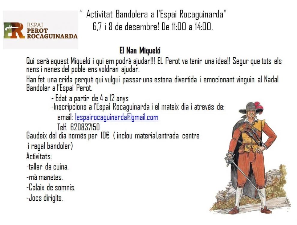 Activitat bandolera a l'Espai Perot Rocaguinarda: El Nan Miqueló