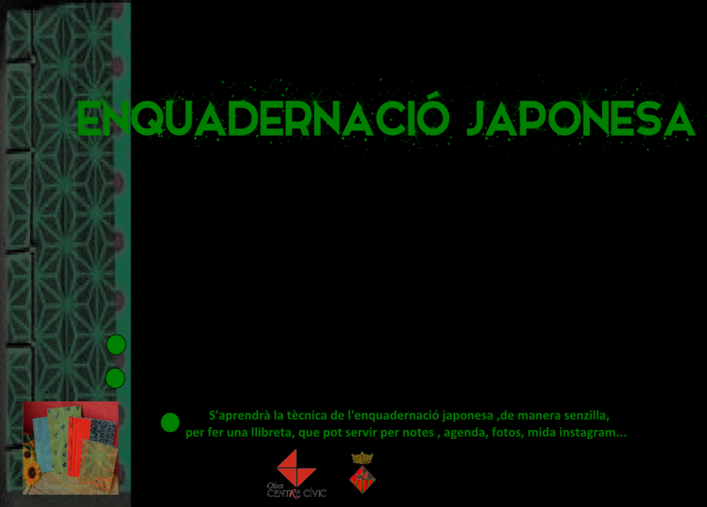 Taller d'enquadernació japonesa