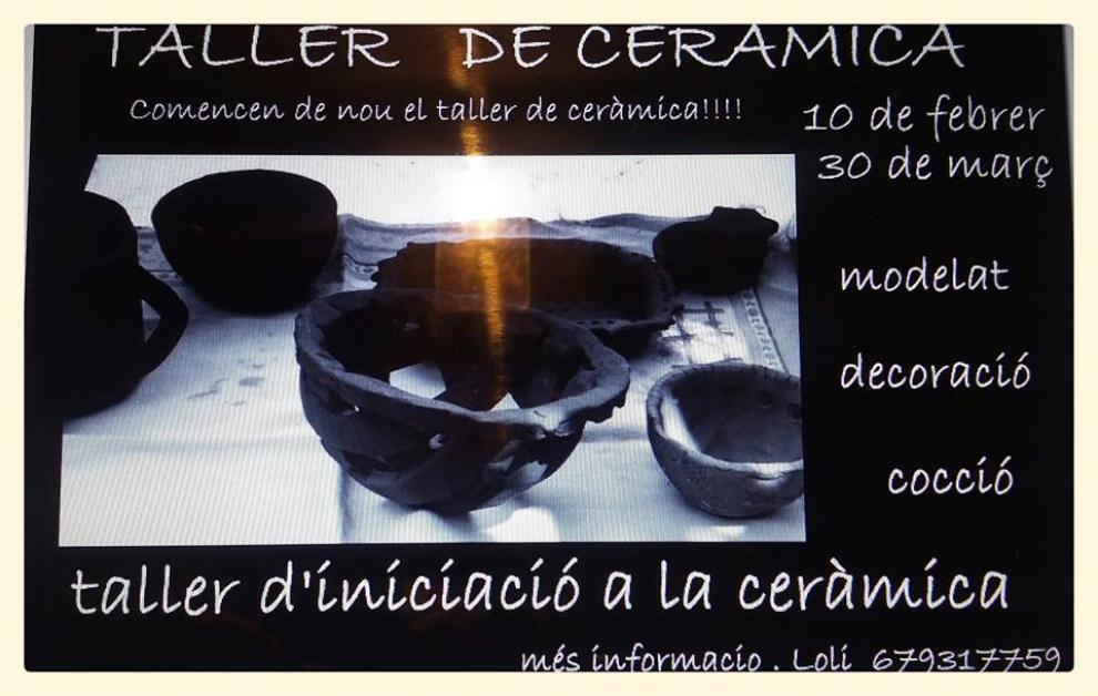 Taller d'iniciació a la Ceràmica 