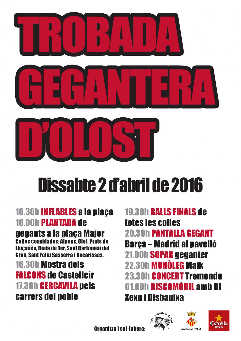 Trobada Gegantera d'Olost