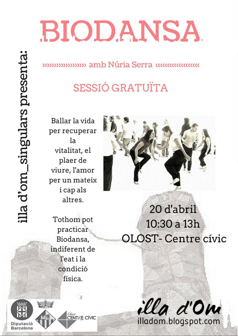 Sessió gratuïta de Biodansa al Centre Cívic