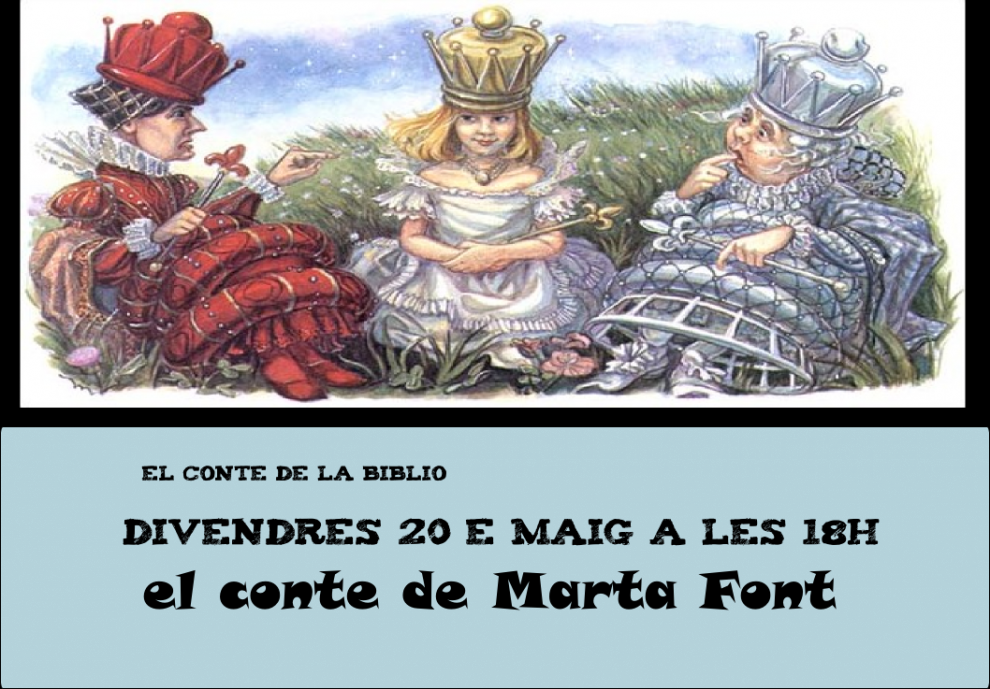 El conte de la Biblio: El conte de la Marta Font