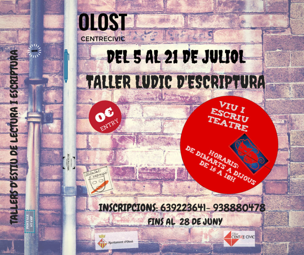 Taller creatiu d'escriptura a la Biblioteca