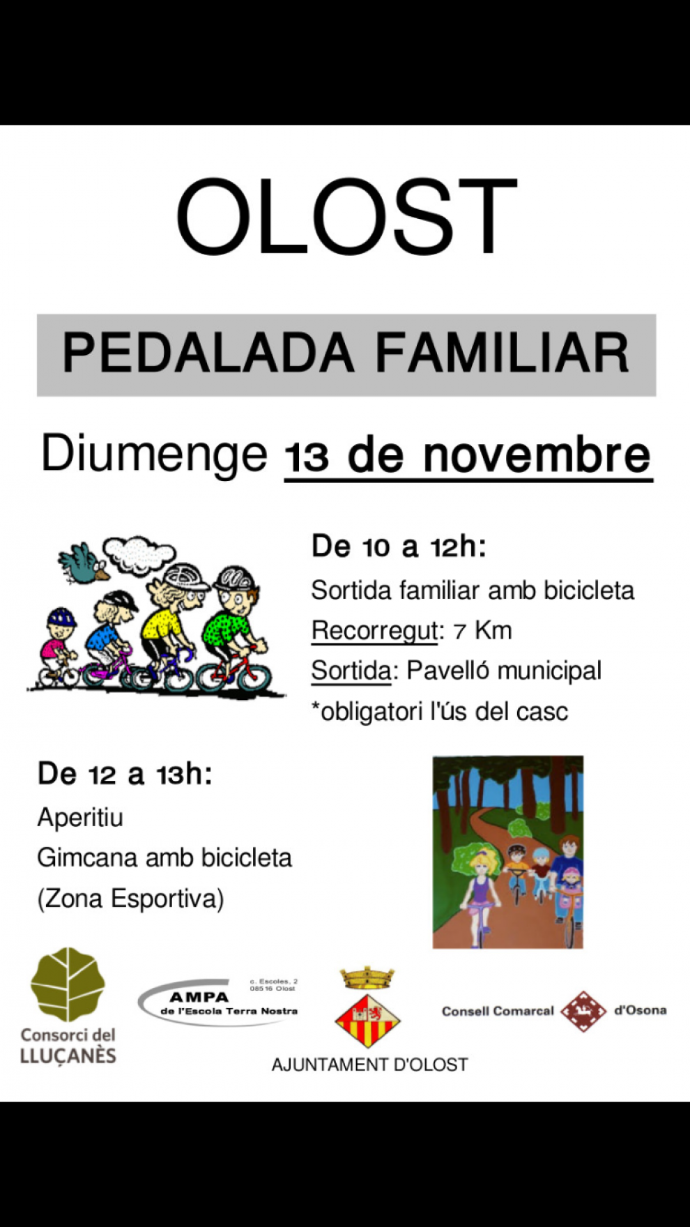 Pedalada familiar d'Olost