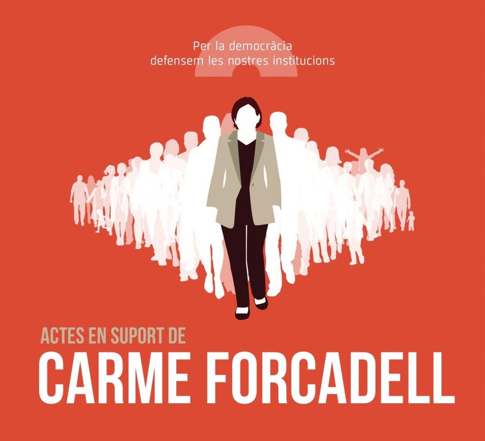 Concentració de suport a Carme Forcadell