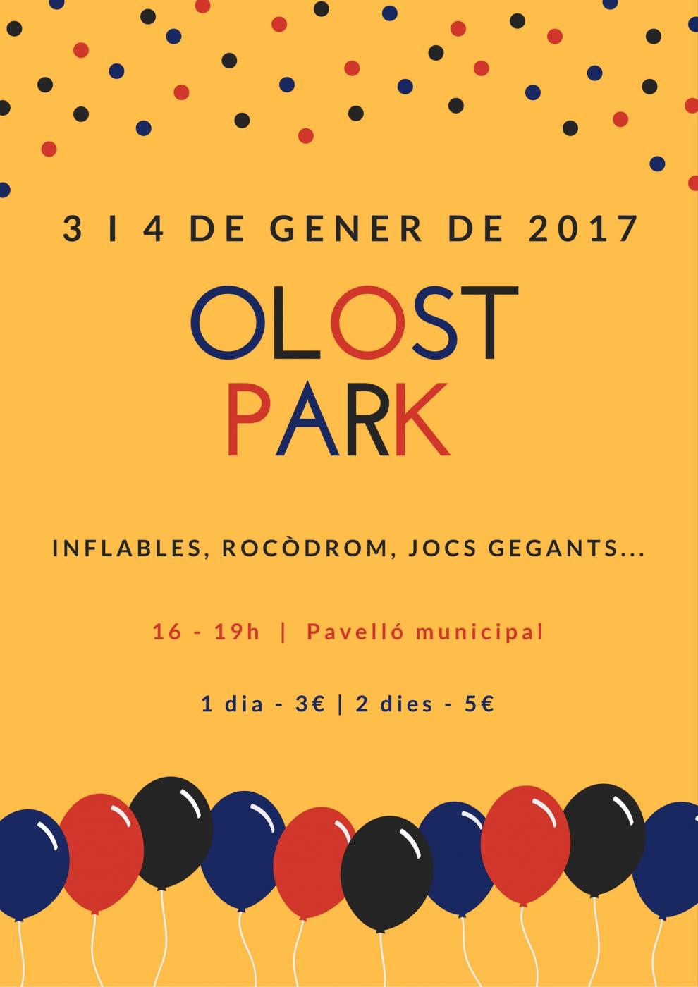 Torna l'Olost Park els dies 3 i 4 de gener de 2017