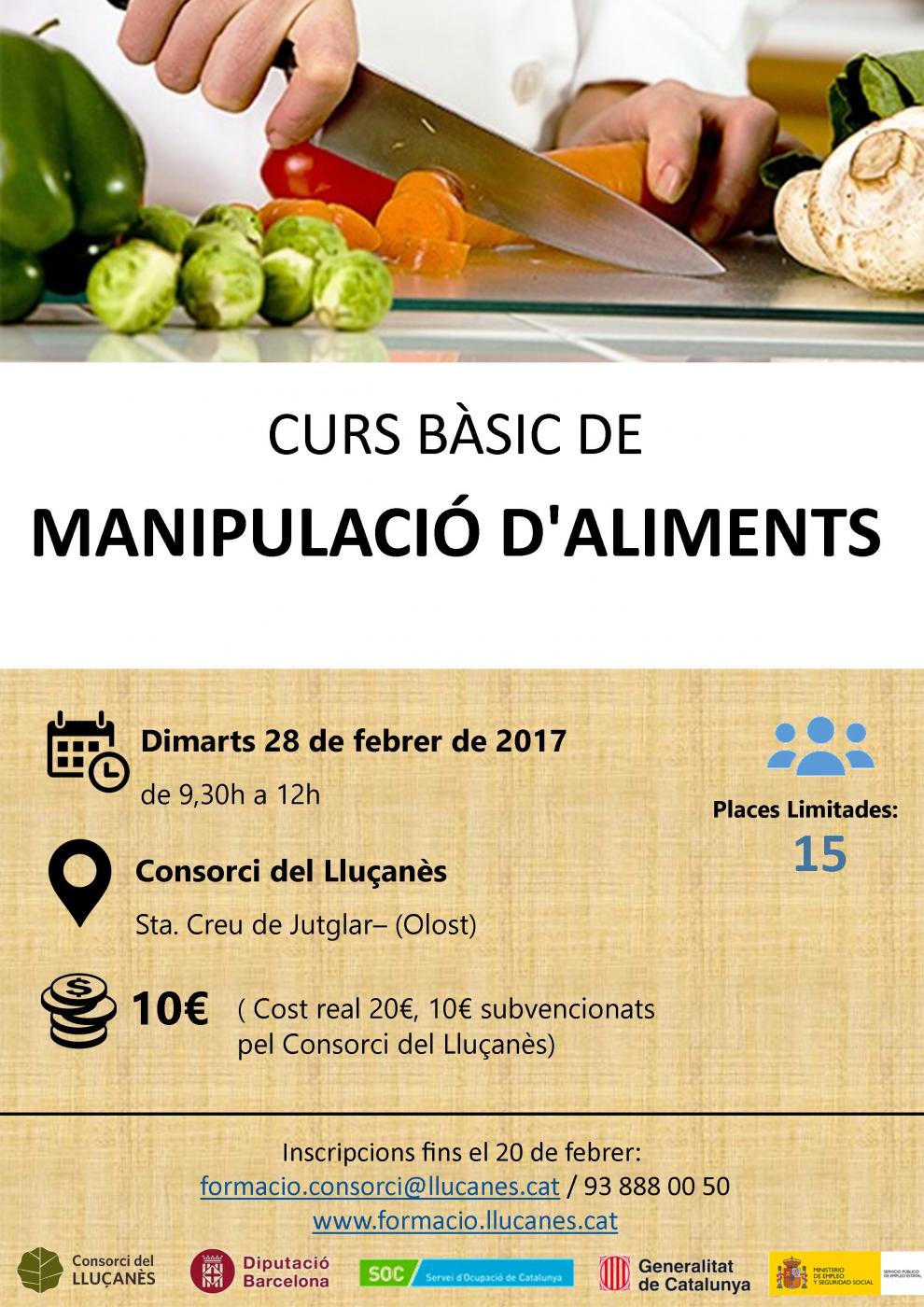 Curs bàsic de manipulador d'aliments
