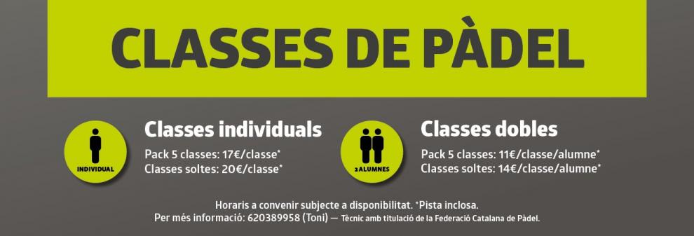 Classes de pàdel a Olost