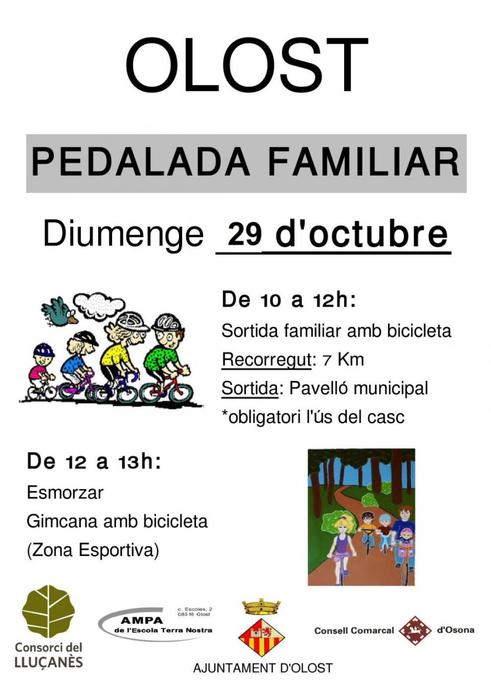 Pedalada familiar d'Olost