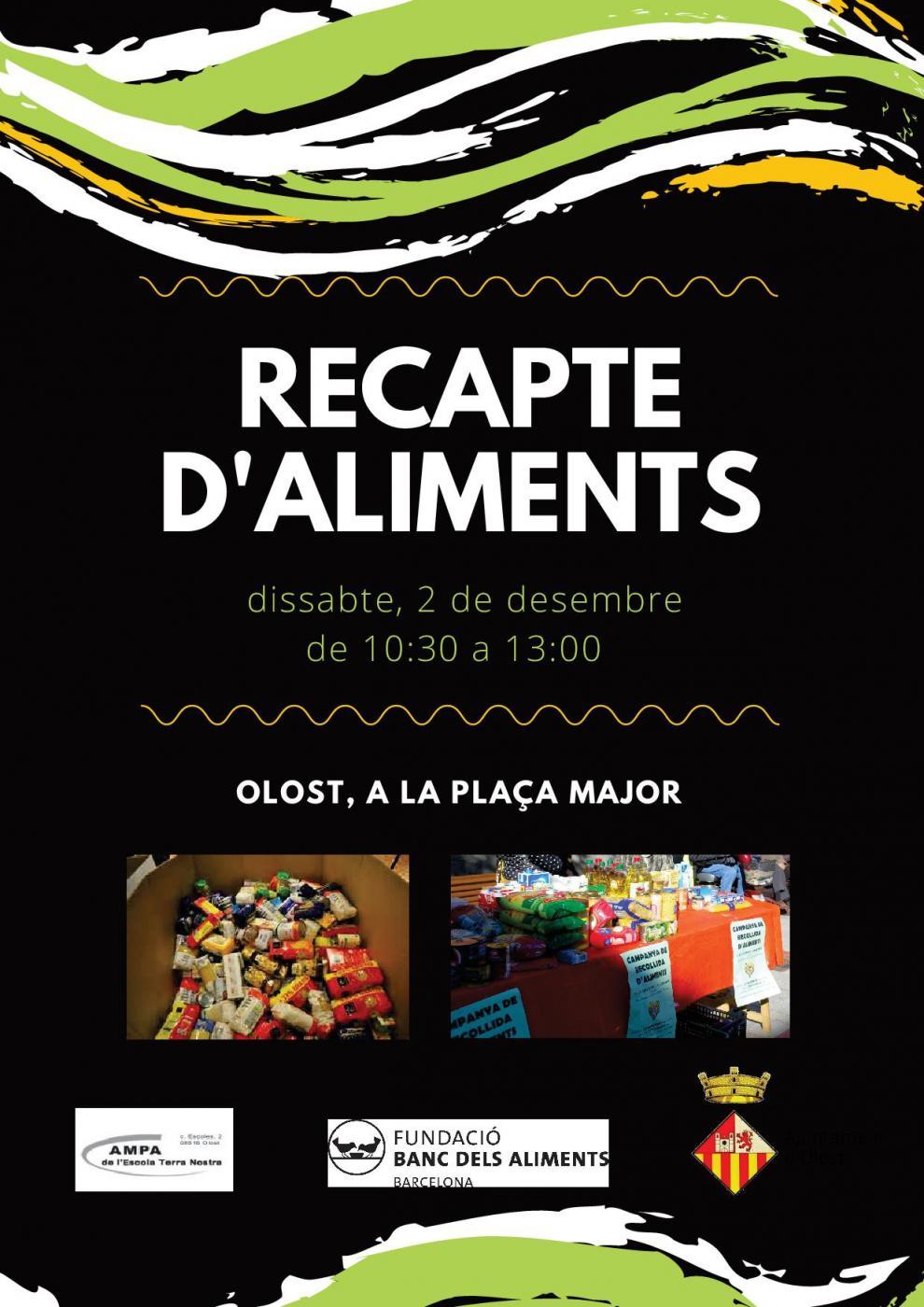 Recapte d'aliments a Olost