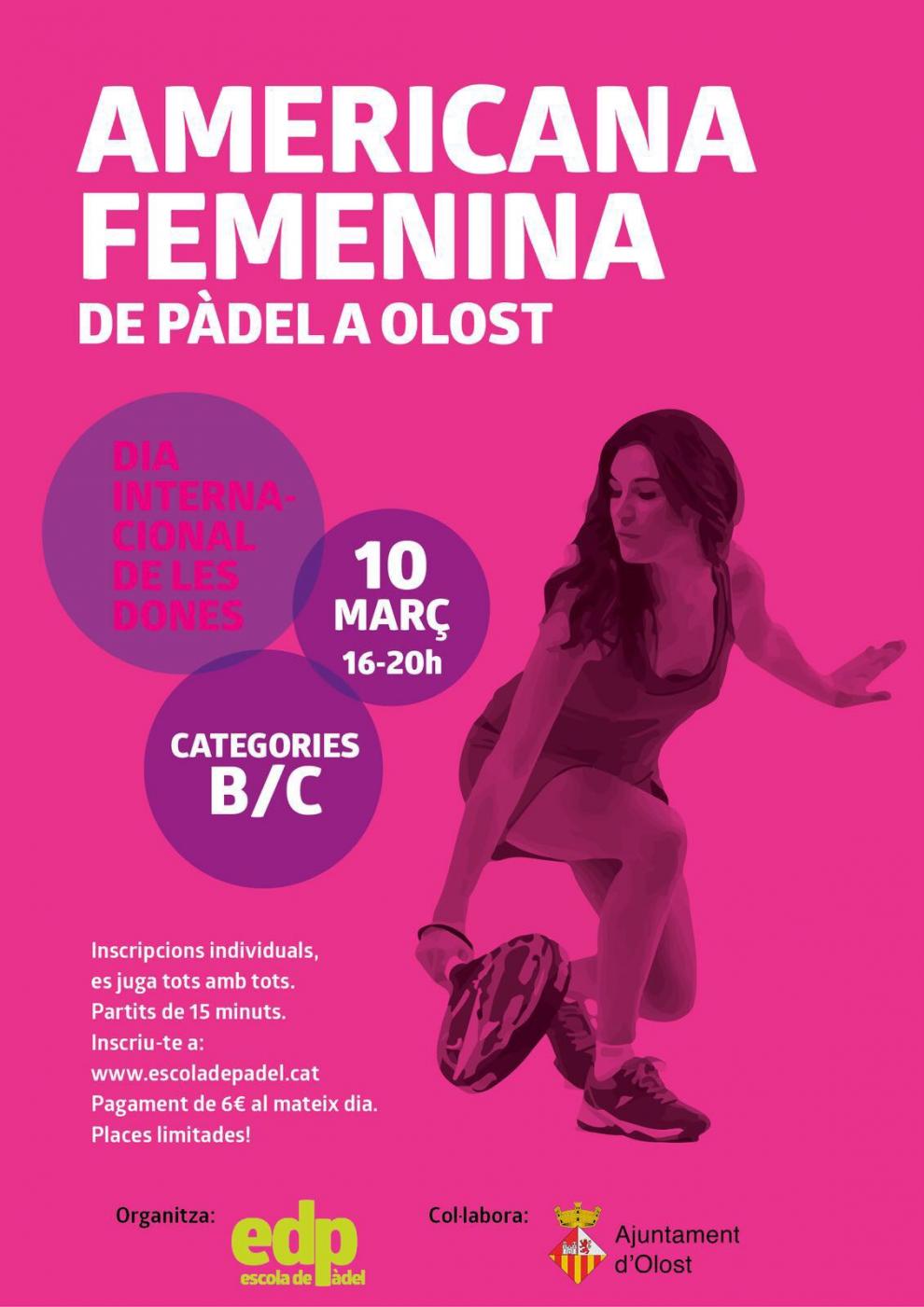 Americana femenina de Pàdel a Olost