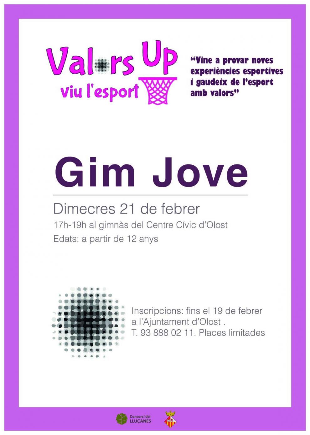Gim Jove al Gimnàs del Centre Cívic