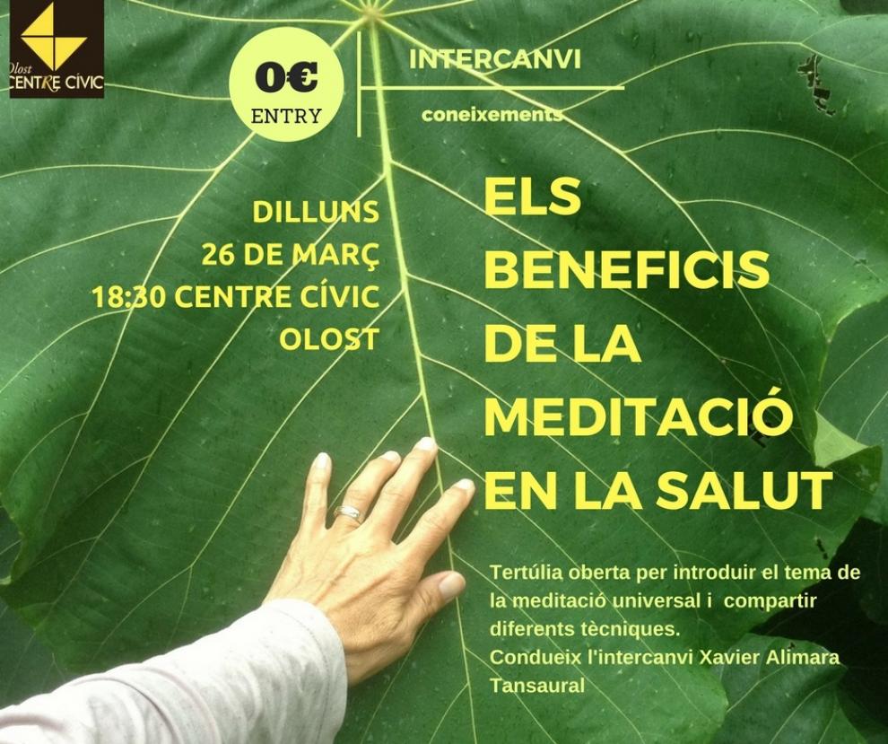 Intercanvi de coneixements: Els beneficis de la meditació en la salut