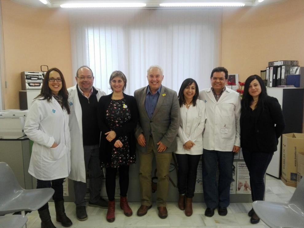 Visita a Olost d'Alba Vergés,  diputada i secretària quarta del Parlament de Catalunya
