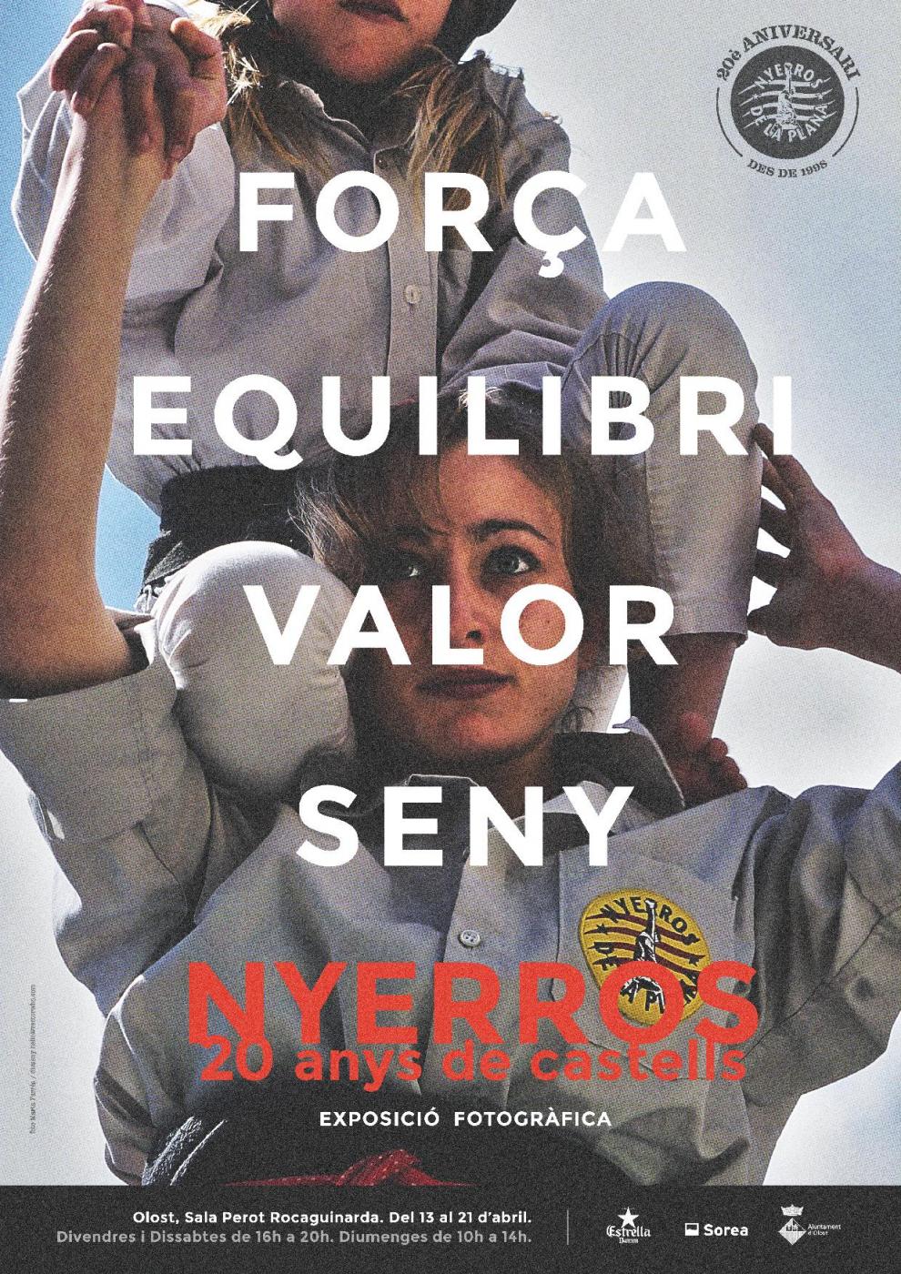 Exposició fotogràfica amb motiu del 20è aniversari dels Nyerros de la Plana