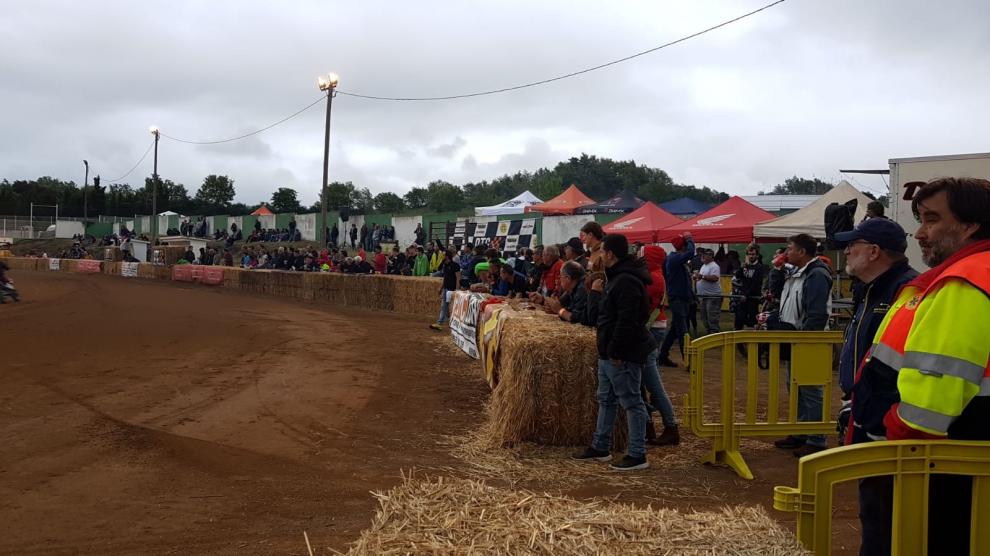Olost va gaudir  de l'espectacle del Dirt Track de Campions 2018