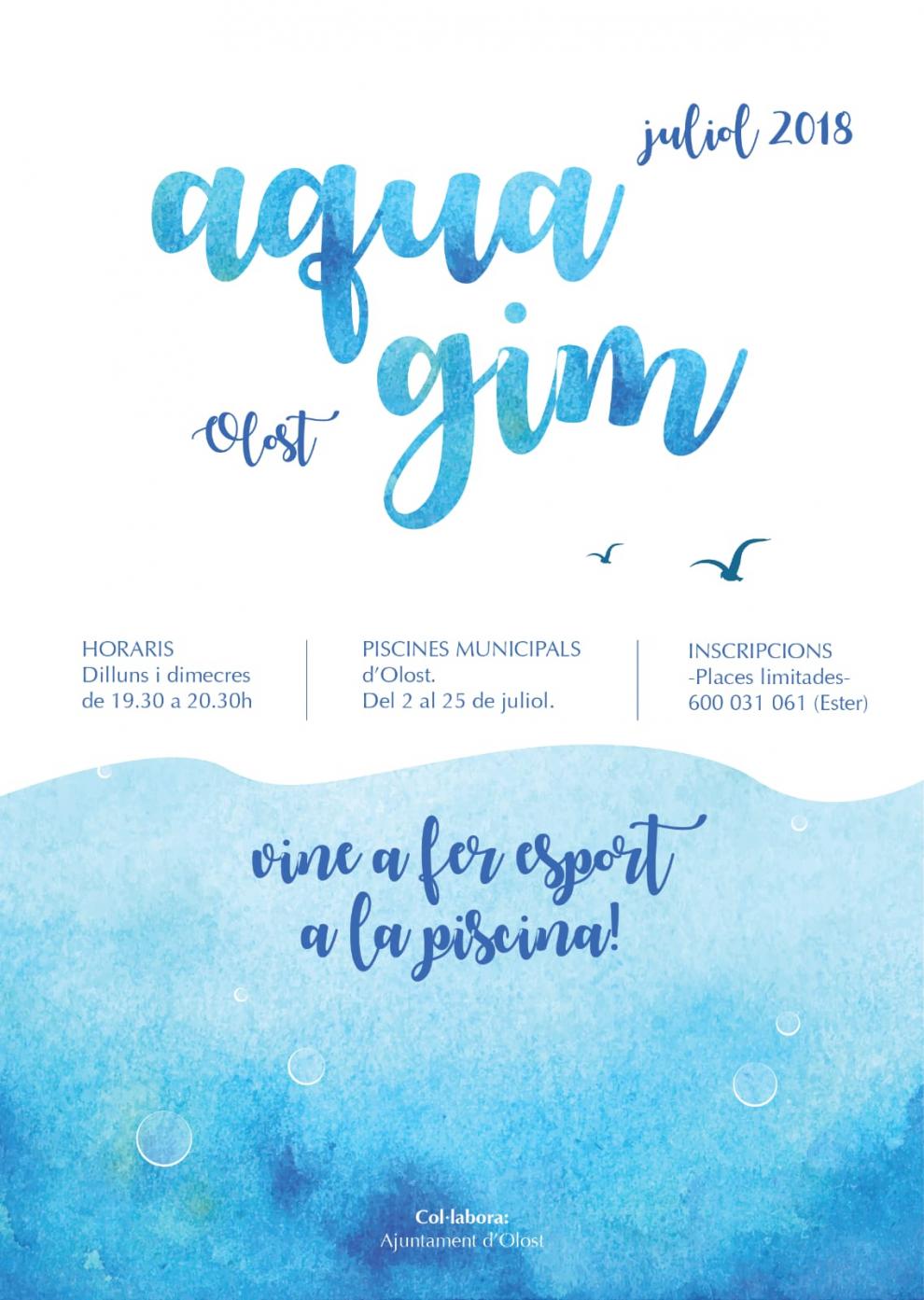 Aqua Gym a les Piscines Municipals d'Olost
