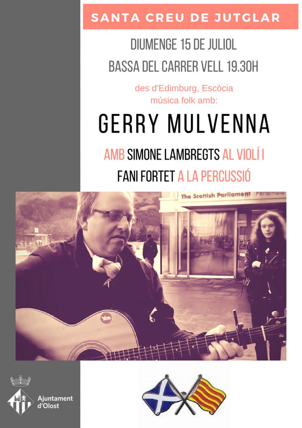 Concert de Gerry Mulvena a Santa Creu
