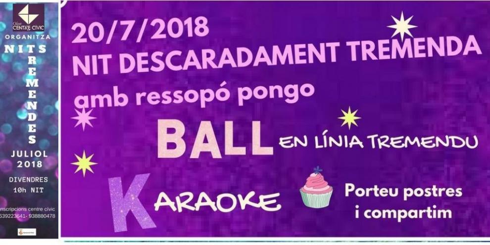 Nit descaradament tremenda al Centre Cívic