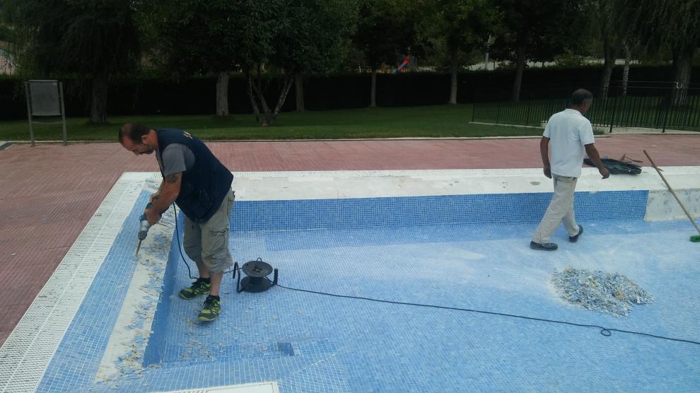Inici de les obres de millora a les Piscines Municipals