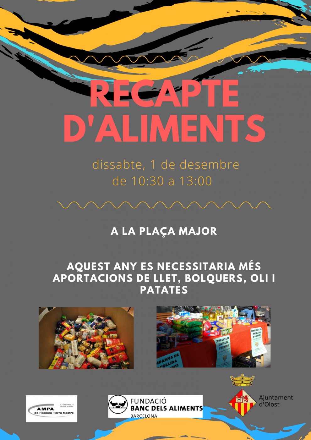 Recapte d'aliments a Olost