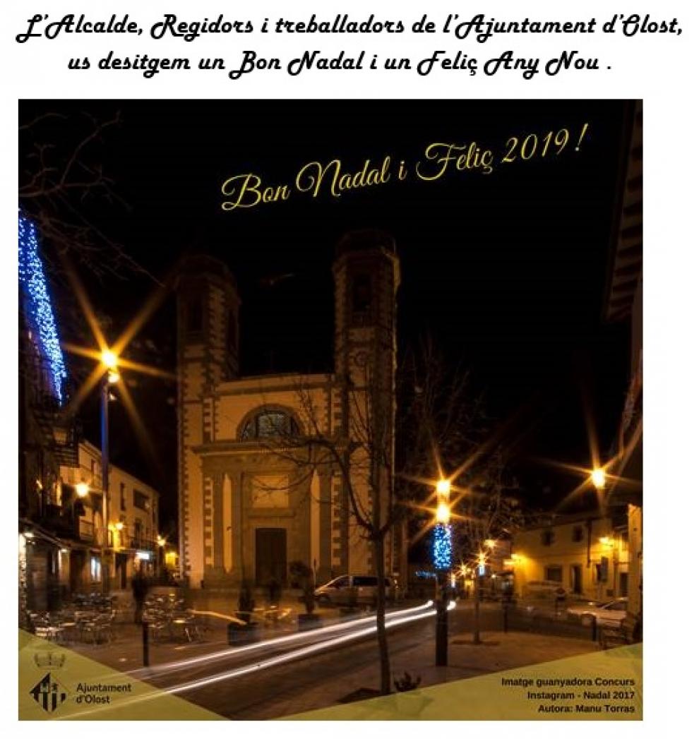 Bon Nadal i feliç any 2019!