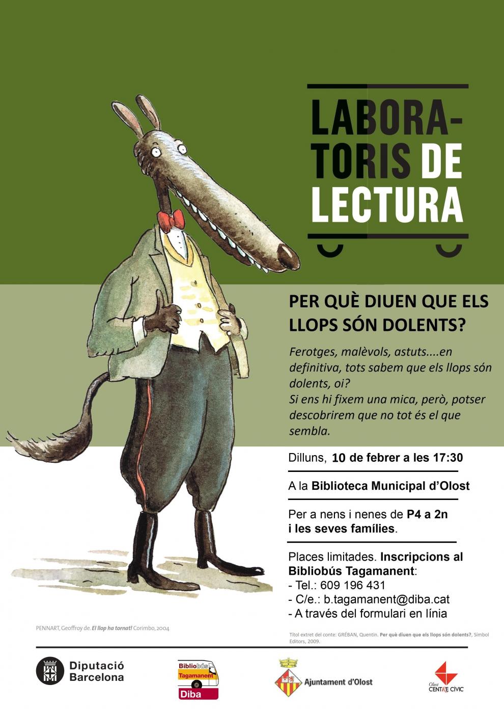 Laboratori de lectura a la Biblioteca amb el Bibliobús Tagamanent