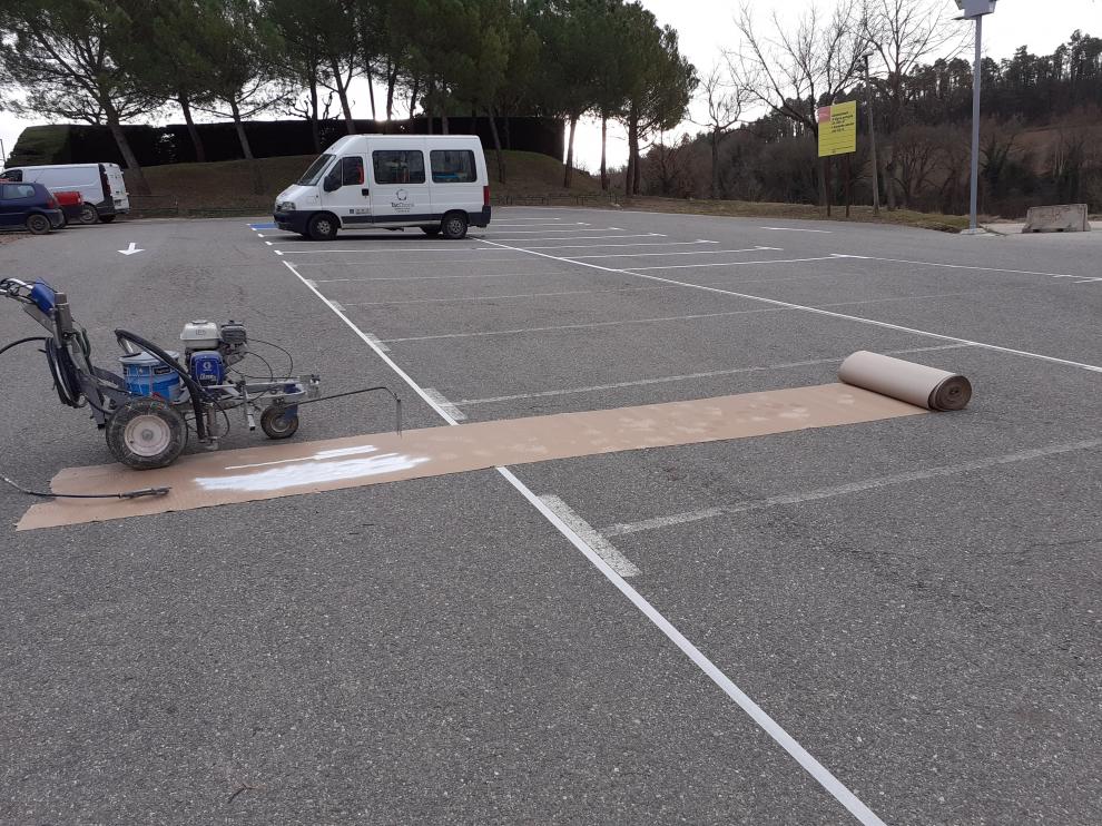 Es fan millores a la senyalització horitzontal del municipi