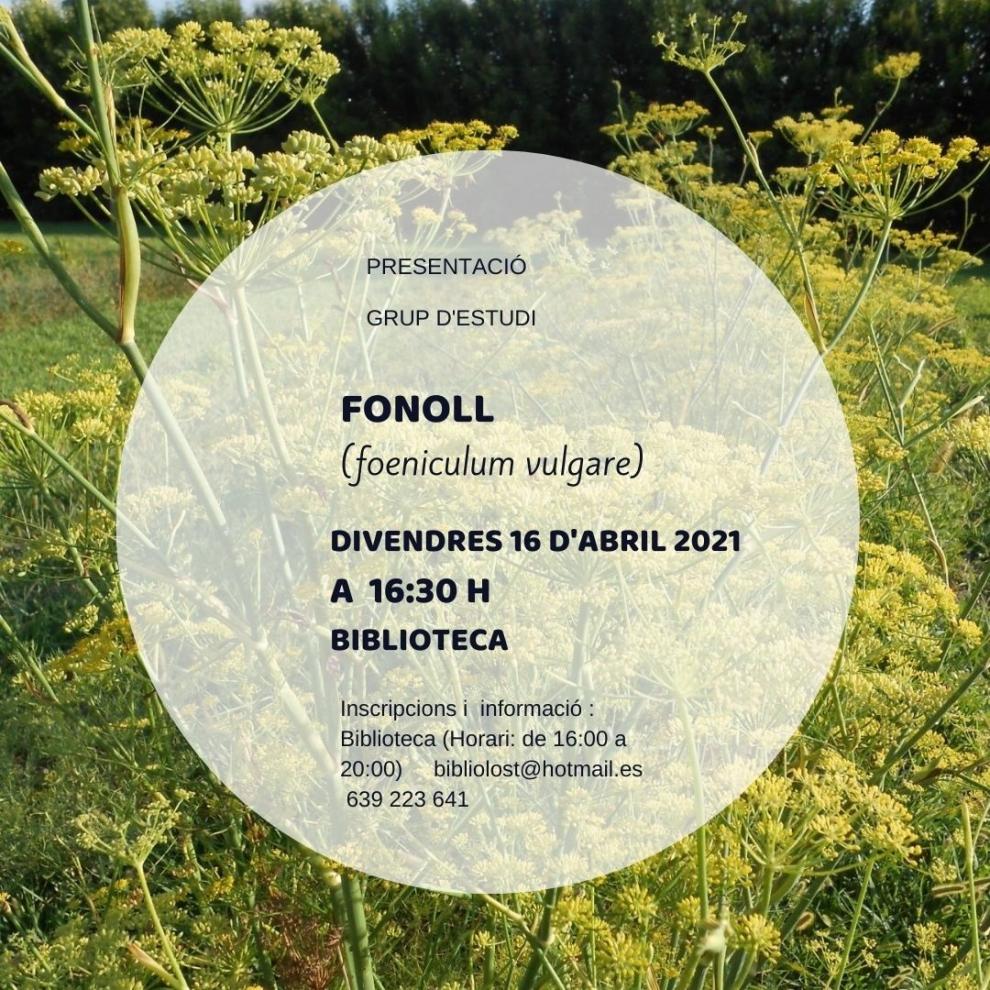 Presentació del Grup d'Estudi: Fonoll