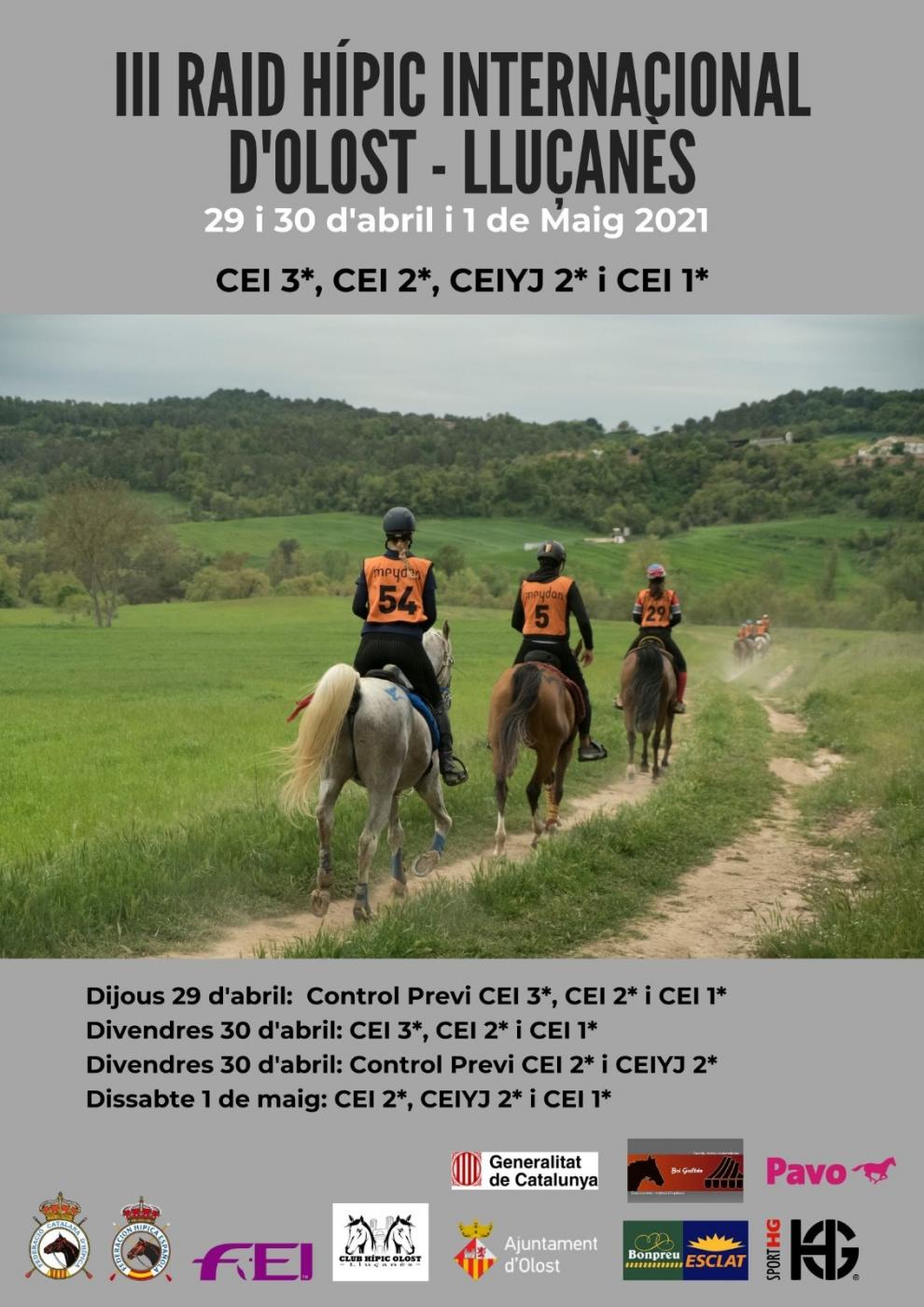 III Raid hípic internacional d'Olost - Lluçanès