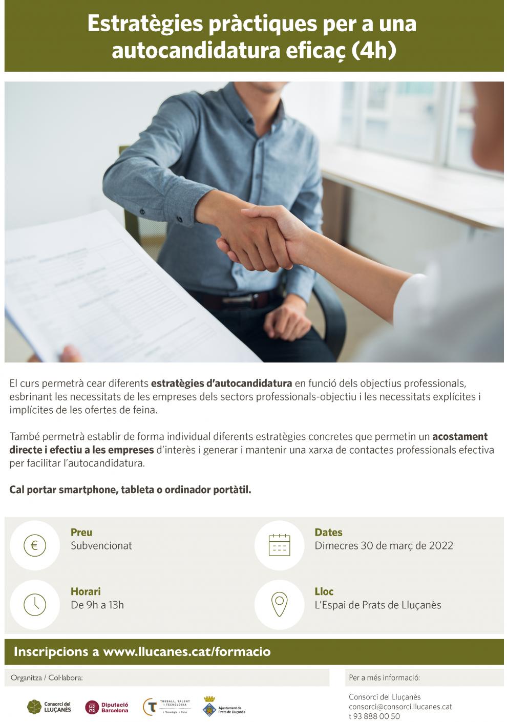 Estratègies pràctiques per a una autocandidatura eficaç