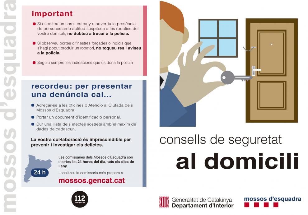 INFORMACIÓ PREVENCIÓ ROBATORIS DOMICILIS
