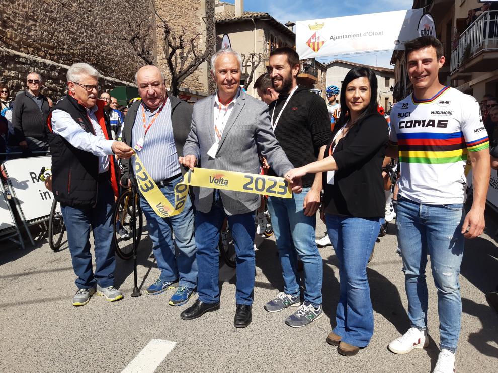 Olost ha acollit amb èxit la sortida de la 3a 102a Volta Ciclista de Catalunya