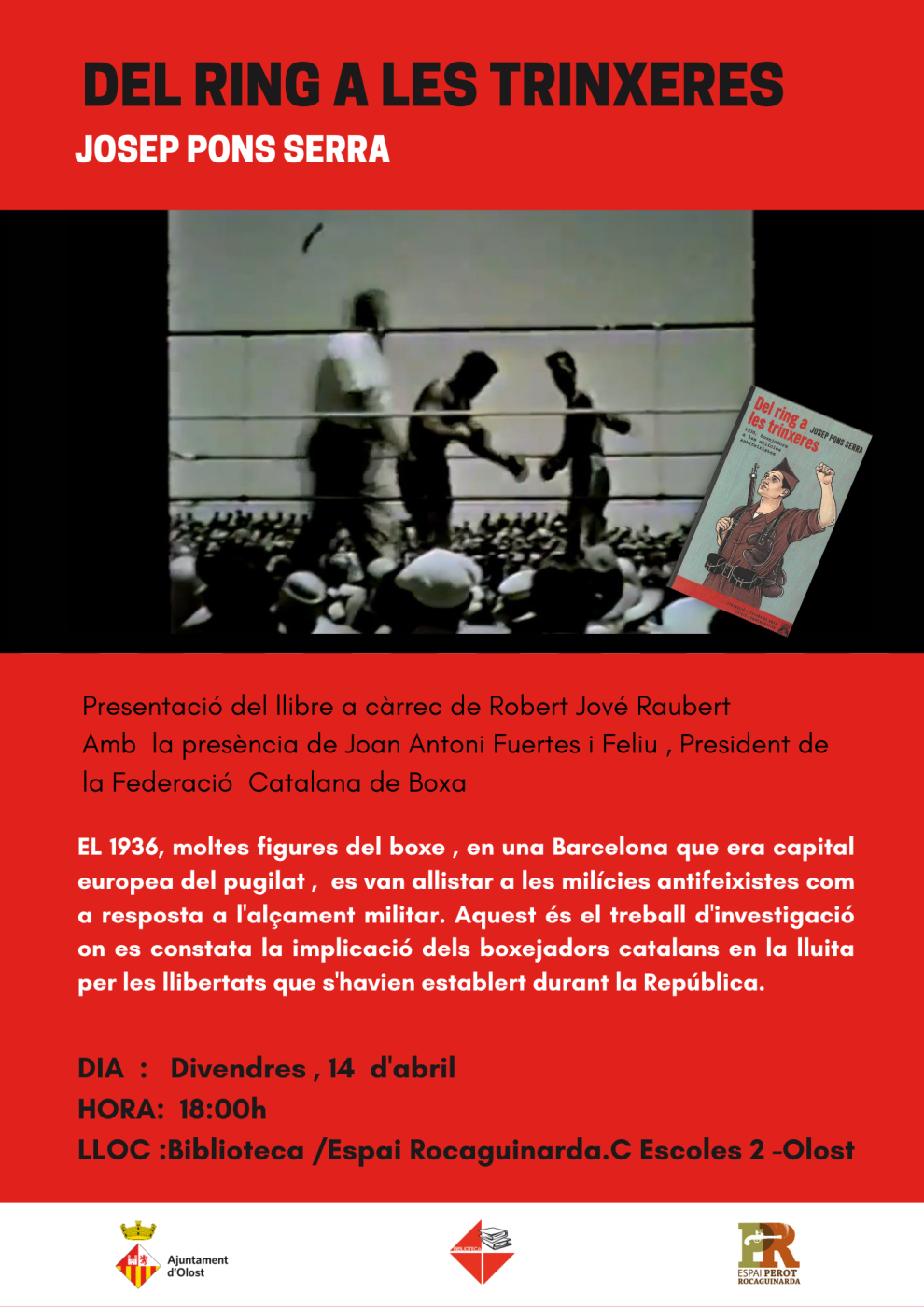 Presentació del llibre de Josep Pons Serra, 