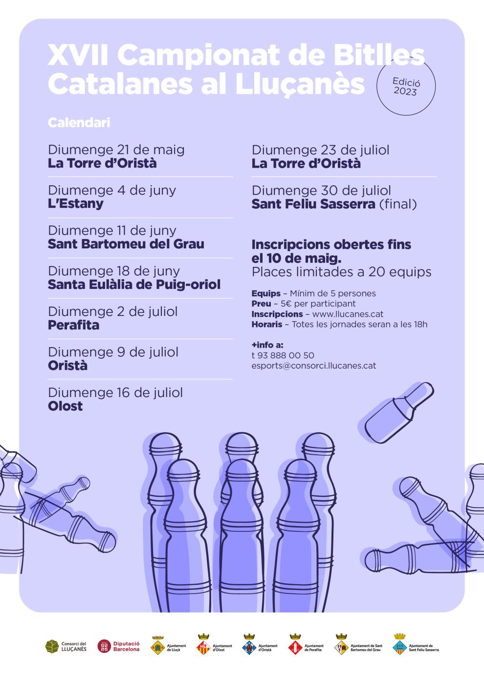 XVII Campionat de Bitlles Catalanes al Lluçanès