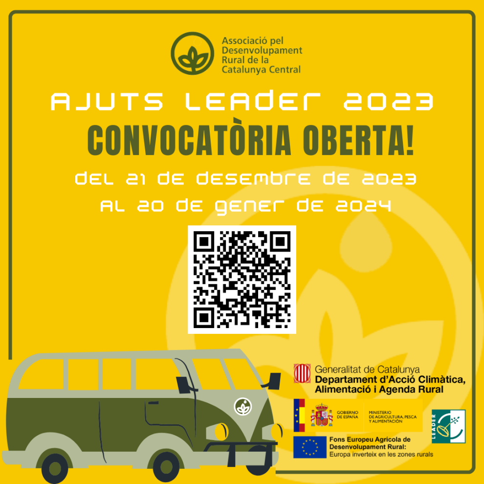 Es convoquen els Ajuts pel Desenvolupament Local participatiu Leader