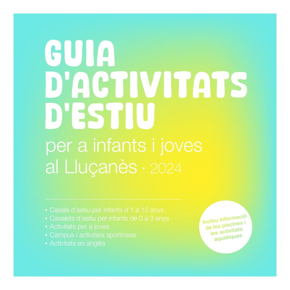 Neix la nova guia digital d'activitats de lleure educatiu i esportiu d'estiu al Lluçanès