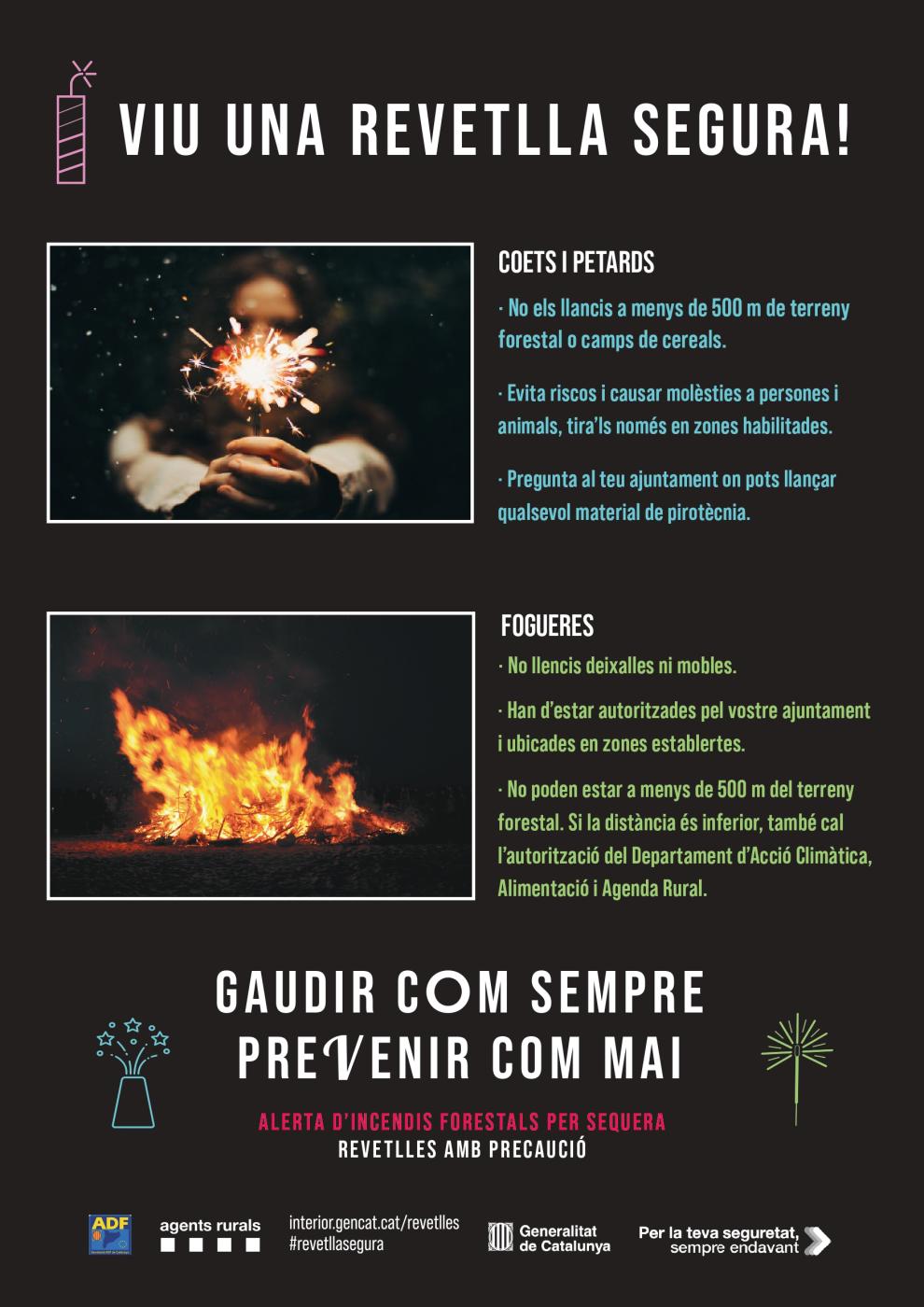 Gaudim de la Revetlla de Sant Joan amb seguretat