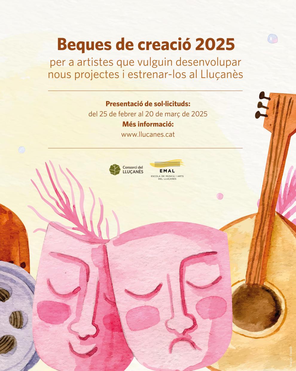 Beques de creació artística 2025 impulsades pel Consorci a través de l'EMAL
